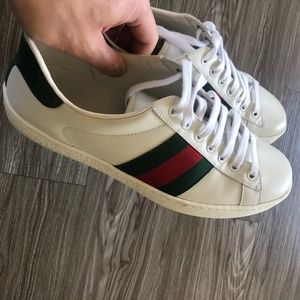 Mens Ace Gucci sneaker in size 8
